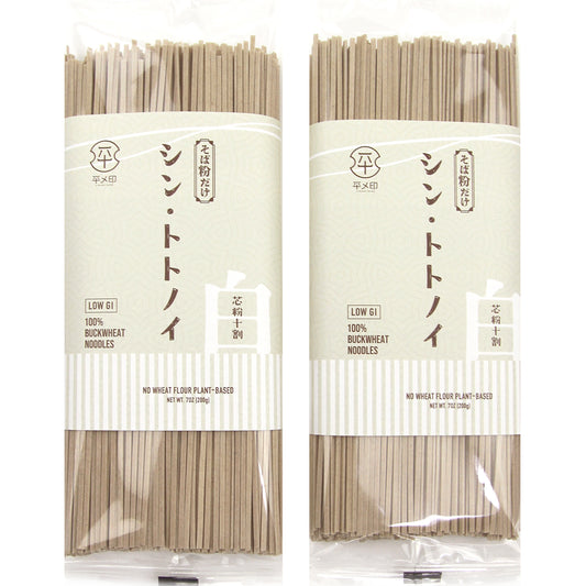 そば粉だけ シン・トトノイ 芯粉十割 干しそば 200g×2袋
